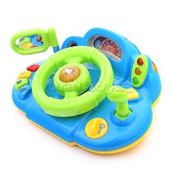 Руль "Я тоже рулю" на батарейках, в коробке