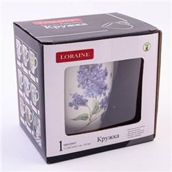 60204 Кружка 310мл Букет фантазий доломит LR (х60)