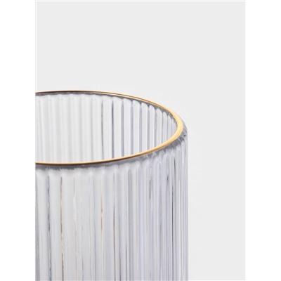 Набор стаканов, 260 мл, 6 шт., с золотой отводкой, прозрачные