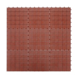 Универсальное покрытие для садовых дорожек ERFOLG H&G, 33×33 см, набор 9 шт., цвет терракот