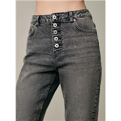 Mom Fit CONTE CON-607 Джинсы mom на пуговицах из денима оксидной варки