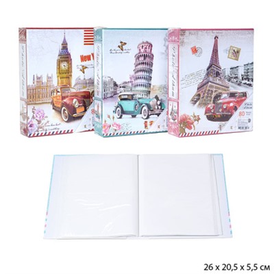 Фотоальбом 80 фото 10x15 Города / 9239 /уп 48/