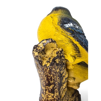 Садовая фигура из полистоуна «Синицы на ветке», подвесная, 16×12×12 см