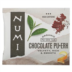 Numi Tea, Organic Pu-Erh Tea, Chocolate Pu-Erh, 16 Tea Bags, 1.24 oz (35.2 g)