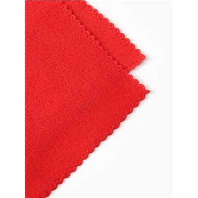Плед флисовый «Экономь и Я», 150×130 см, 160 г/м², красный