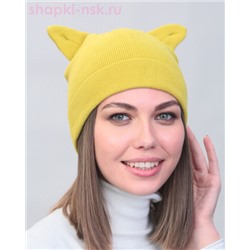 S 713 Шапка с ушками (56-58)