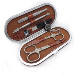 Zinger Маникюрный набор + подарок / MSFE-702-1 SM, 5 предметов, в ассортименте 6957