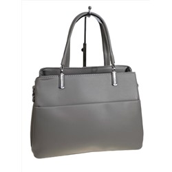 Женская сумка из искусственной кожи, цвет  светло серый