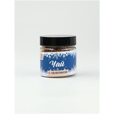 Подарочный набор новогодний «С новым годом и Рождеством», мёд с пыльцой 250 г, чай 50 г, ложка