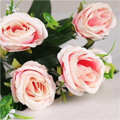 Цветок искусственный Роза кустовая 30 см / WH-25 /уп 300/1200/