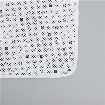 Набор ковриков для ванной и туалета Доляна «Чешуя», 2 шт.: 50×80 см, 40×50 см