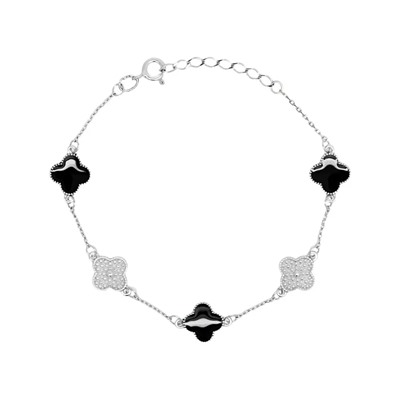 Браслет из серебра эмаль, ЗК7121325