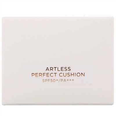 Heimish, Artless Perfect Cushion, легкое тональное средство с запасным блоком, SPF 50+/PA+++, оттенок 23 натуральный бежевый, 2 шт. по 13 г