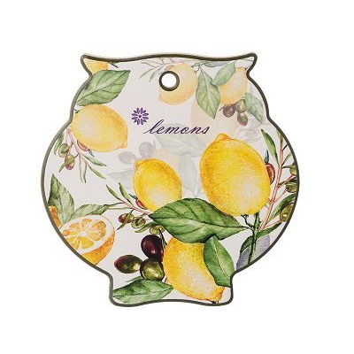 Подставка под горячее 16*16*1см ''ЛЕМОН ТРИ'' AGNESS керам п/уп