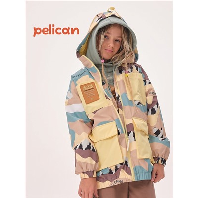 GZJN3369/1 (Ветровка для девочки, Pelican )