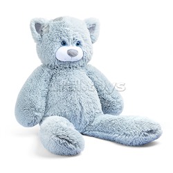 Мягкая игрушка "Милашка" Кот В75 серый