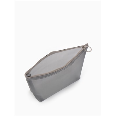 Косметичка Classic, сетка, на молнии, серая