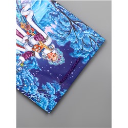 Пакет подарочный новогодний ламинированный, «Снегурочка», 18×10×22.3 см