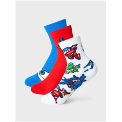 Носки трикотажные для мальчиков, 3 пары в комплекте