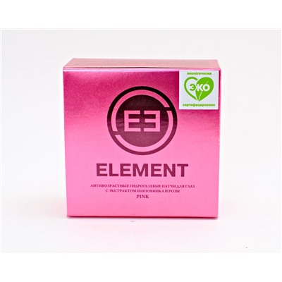 Патчи для глаз ELEMENT гидрогелевые Антивозрастные 60шт Корея