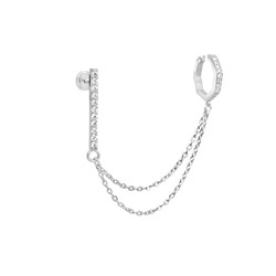 Каффы из серебра куб.циркон., Ю-28047р