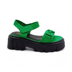 Босоножки А29-5 зеленые