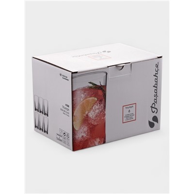 Набор стакан Paşabahçe Triumph, 300 мл, 6 шт., стекло, прозрачный