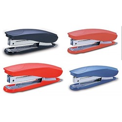 Степлер 10 на 10 листов 05106 на 100 скоб металл/пластик, ассорти, встр.антистеплер (812275) KW-Trio