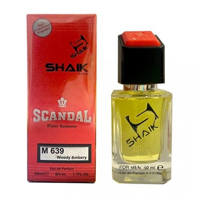 Парфюмерная вода Shaik M 639 Jean Paul Gaultier Scandal Pour Homme мужской (50 ml)