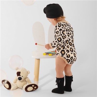 Боди для девочки «Крошка Я. Леопард», рост 62-68 см