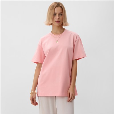 Футболка женская MINAKU, розовая, размер 42-44