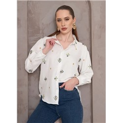 Женская рубашка с вышивкой Patiskha