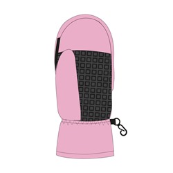 Варежки текстильные для девочек