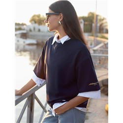 Футболка из тонкого премиального футера с эластаном