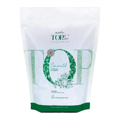 ItalWax Воск для депиляции в гранулах синтетический / Top Line, изумруд, 750 г 27665