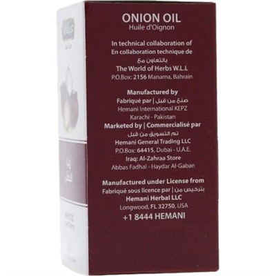 Hemani Onion Oil / Луковое Масло 30 мл