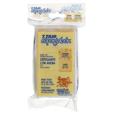 T. Taio, Oat Soap-Sponge, 4.2 oz (120 g)