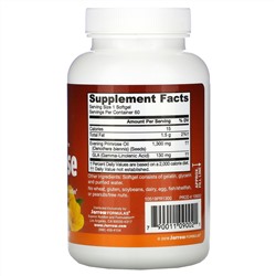 Jarrow Formulas, примула вечерняя, 1300 мг, 60 капсул