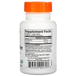Doctor's Best, бенфотиамин с BenfoPure, 300 мг, 60 вегетарианских капсул