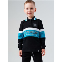Джемпер трикотажный с воротником поло для мальчиков
