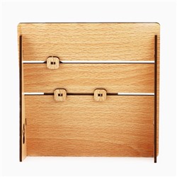 Вечный календарь Sweet home деревянный, 17.5×17 см