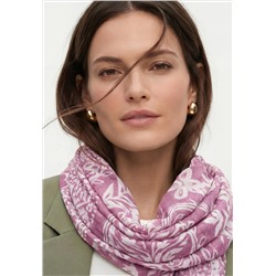 600998 Женский палантин, цвет лиловый