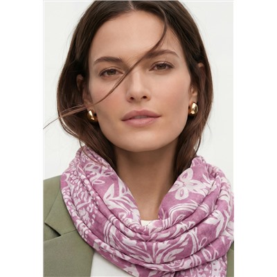 600998 Женский палантин, цвет лиловый