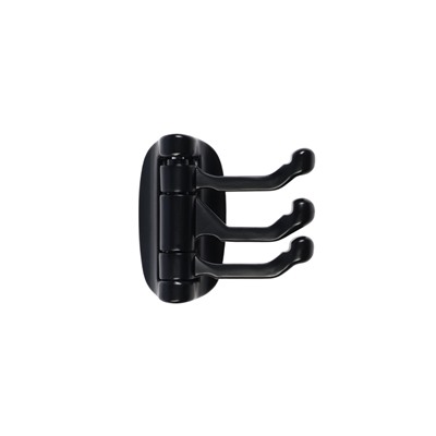 Крючок мебельный CAPPIO OCTOPUS, трехрожковый, черный