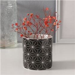 Вазон керамика «Лучи» 200 мл 7.3×7.3×7.3 см