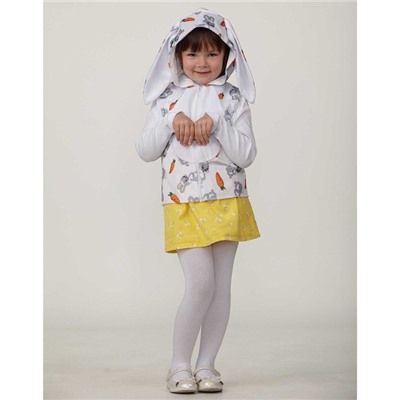 Жилет с капюшоном «Зайка», р.30, рост 116 см