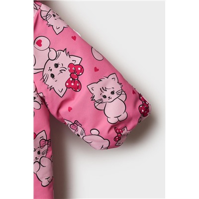 Комбинезон детский текстильный с полиуретановым покрытием для девочек PLAYTODAY, 1226858