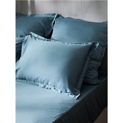 Простыня евро-макси SL Home Tencel, 235×280 см, серо-голубая, тенсель