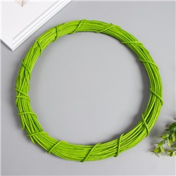 Кольцо для изготовления ловца снов «Зелёный», d=30 см, ротанг