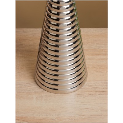 Подсвечник «Флэйм», 12×12×22.5 см, алюминий